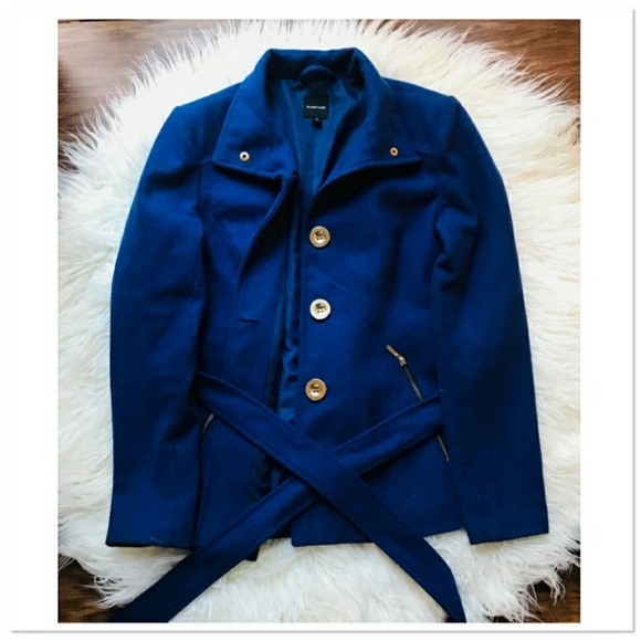Rampage Royal Blue Pea Coat - Picture 3 of 5